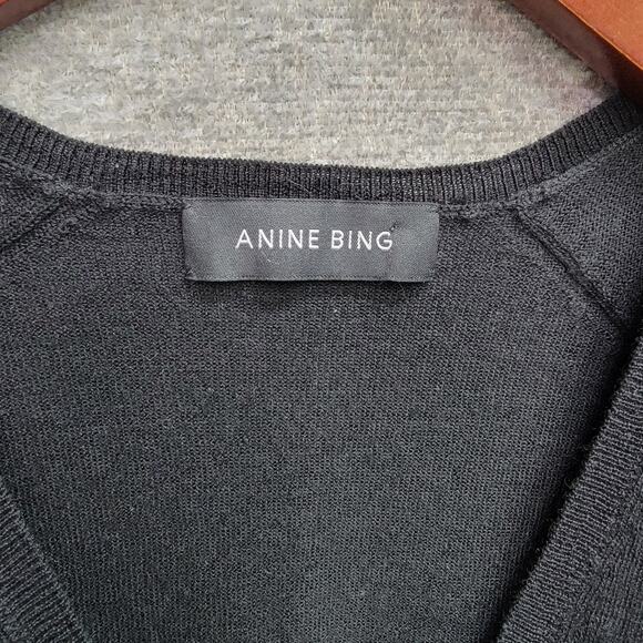 ANINE BING ARIA WOOL CASHMERE SWEATER TOP, SIZE S - Picture 7 of 10